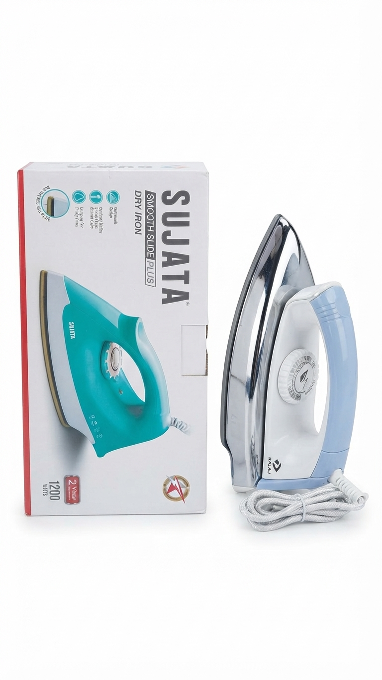 Sujata Smooth Slide Plus 1200W Dry Iron