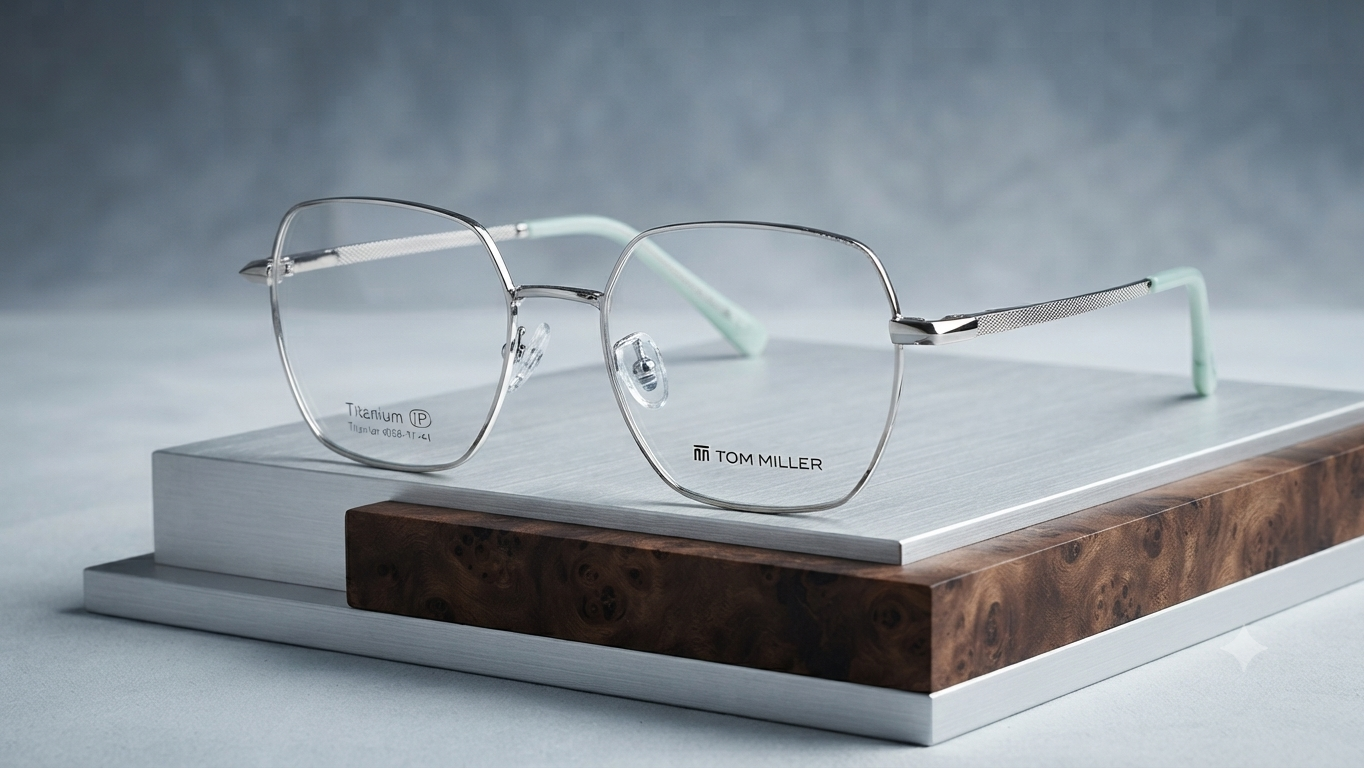 Tom Miller Silver Titanium Optical Frames