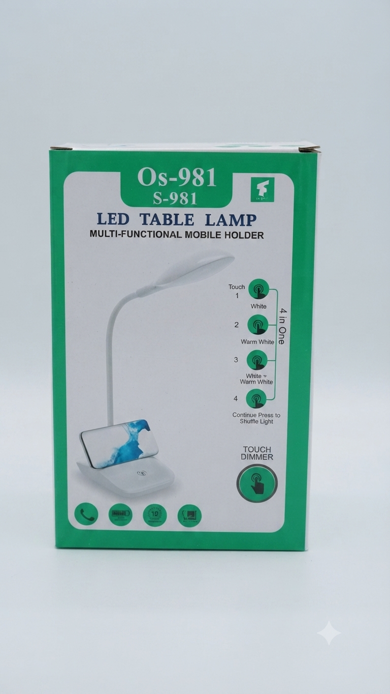 LED Table Lamp with Multi-Functional Mobile Holder