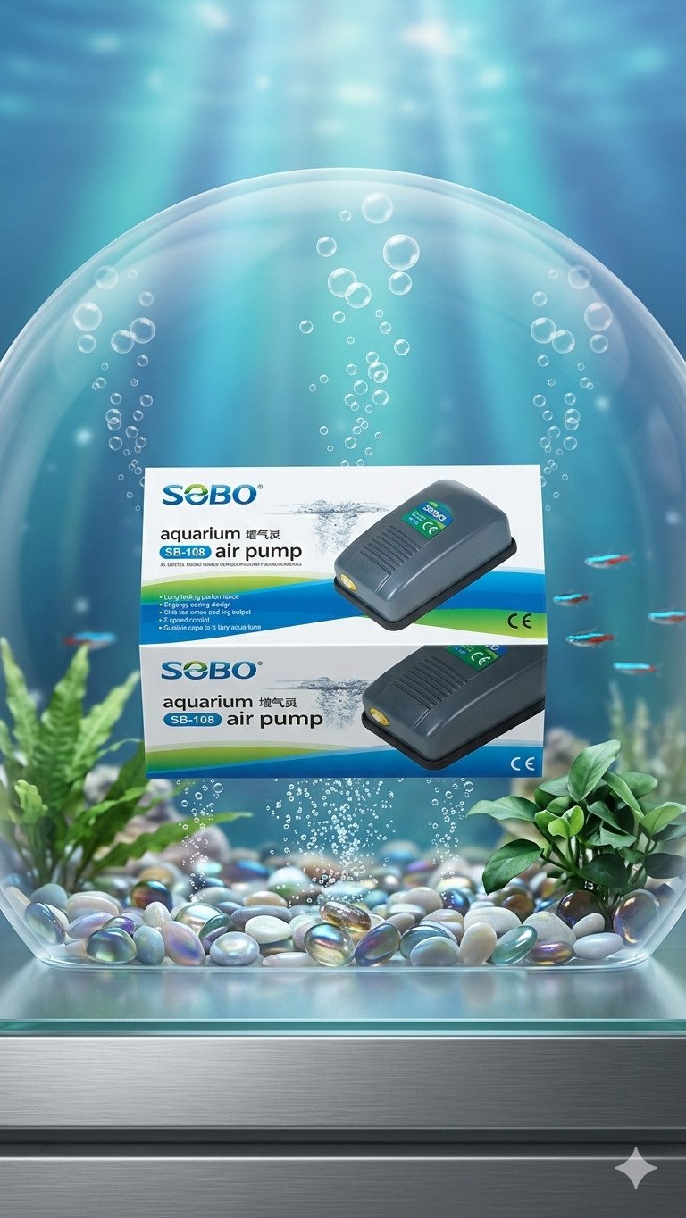 Sebo SB-548A Translucent Blue Series Air Pump