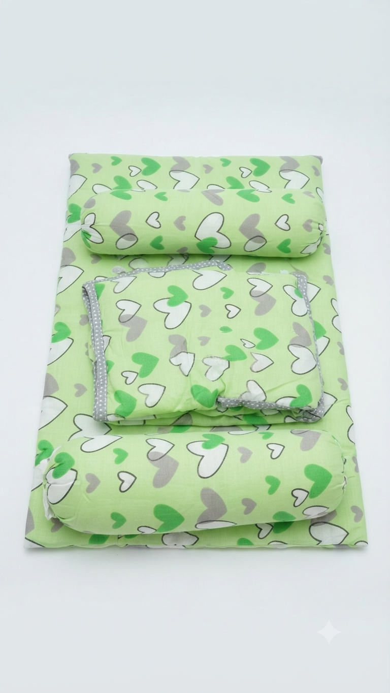 Baby Bedding Set with Bolsters