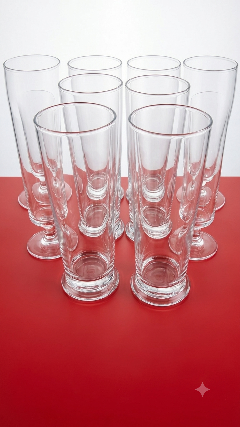 Footed Highball Glassware Set