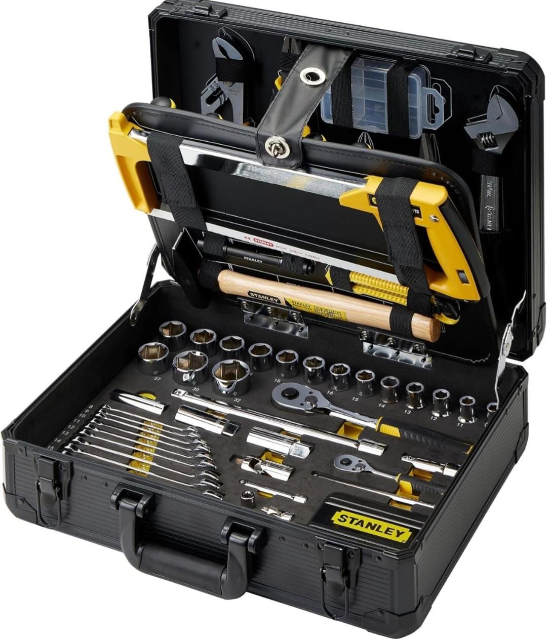 STANLEY STMT98109-1 Maintenance Case with Metal Hinges and Elastic Pockets, 142 Piece