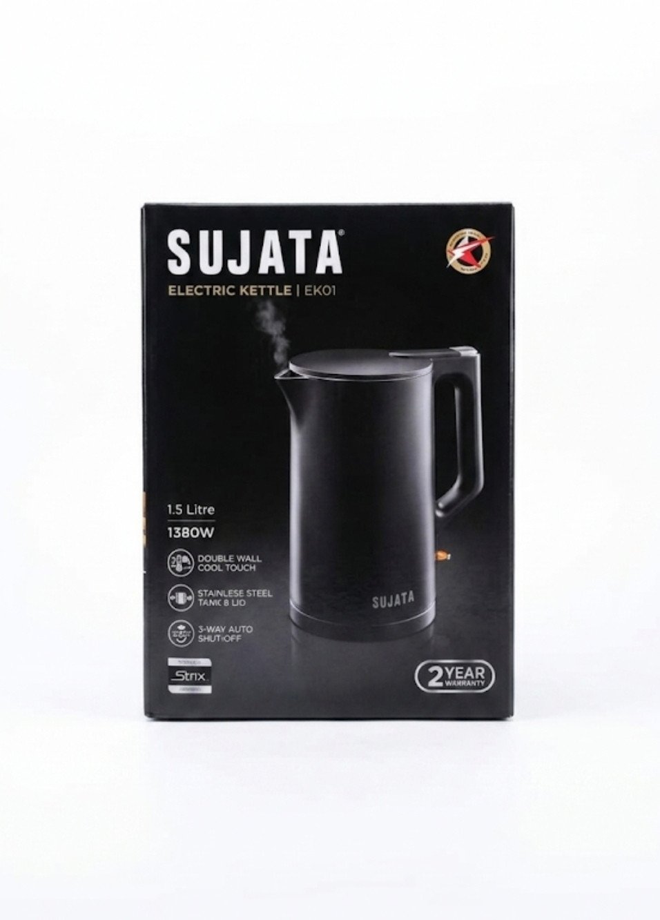Sujata Electric Kettle (EK01) – 1.5 Litre