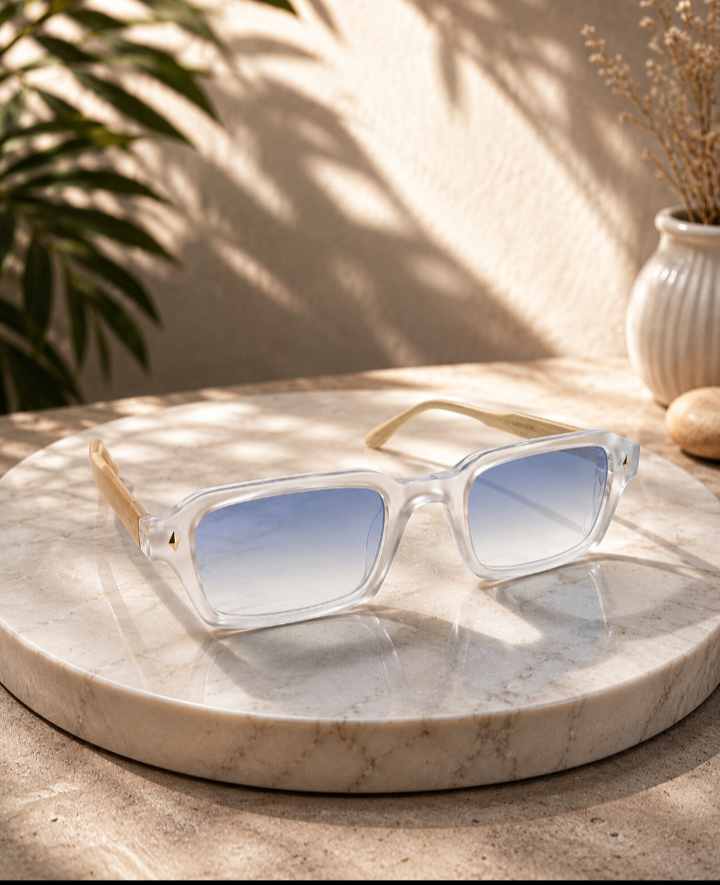 Crystal Breeze Square Sunglasses