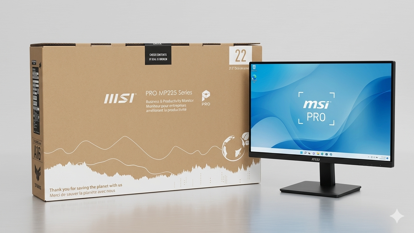 MSI PRO MP225 Series Business & Productivity Monitor