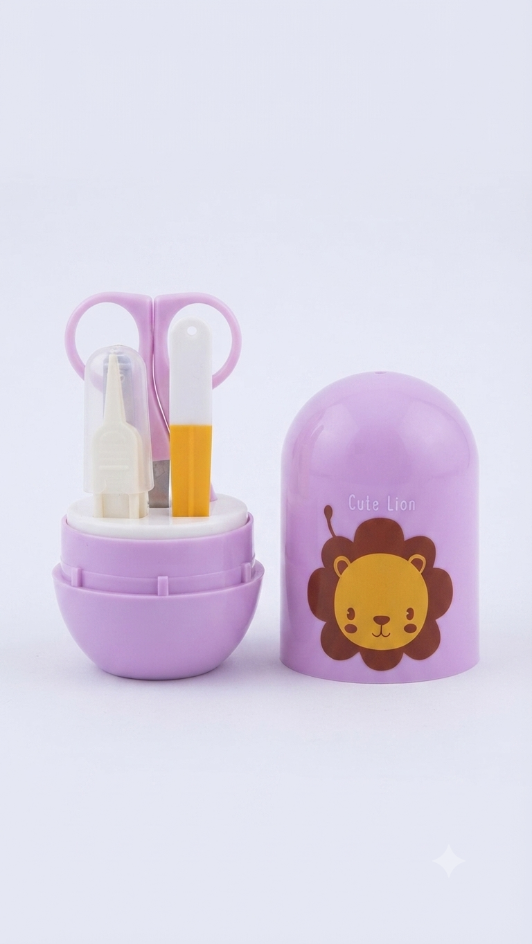 Cute Lion" Baby Grooming/Manicure Kit