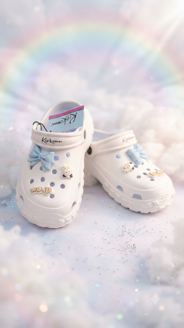 Kickonn "Cloud Walker" Pastel Dream Clogs
