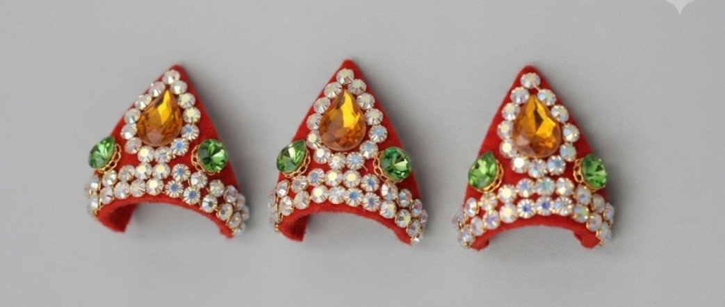 Jeweled Miniature Deity Mukut