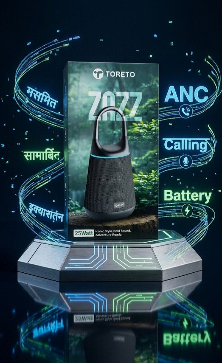Toreto Zazz (Portable Bluetooth Speaker)