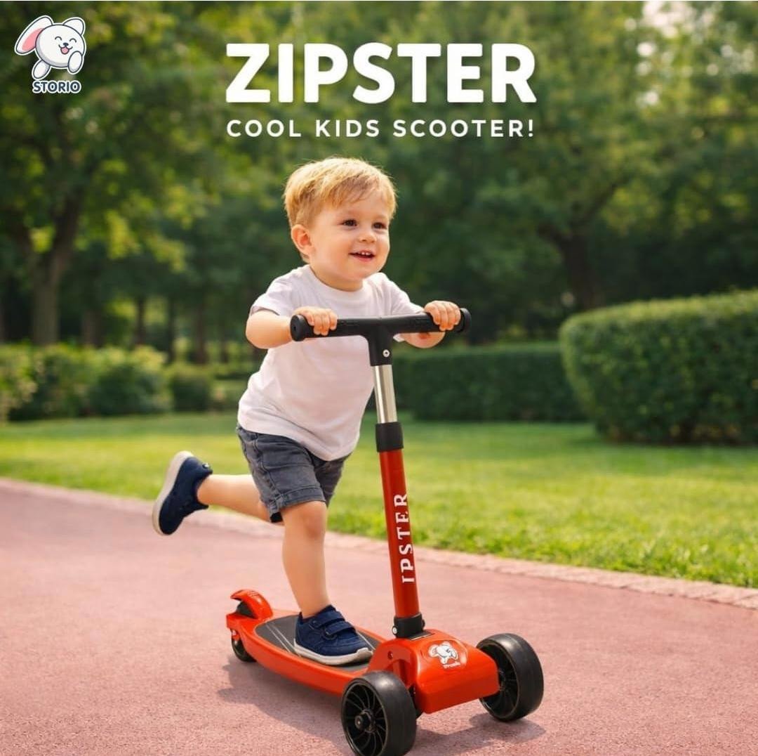Storio Zipster Foldable Kick Scooter for Kids