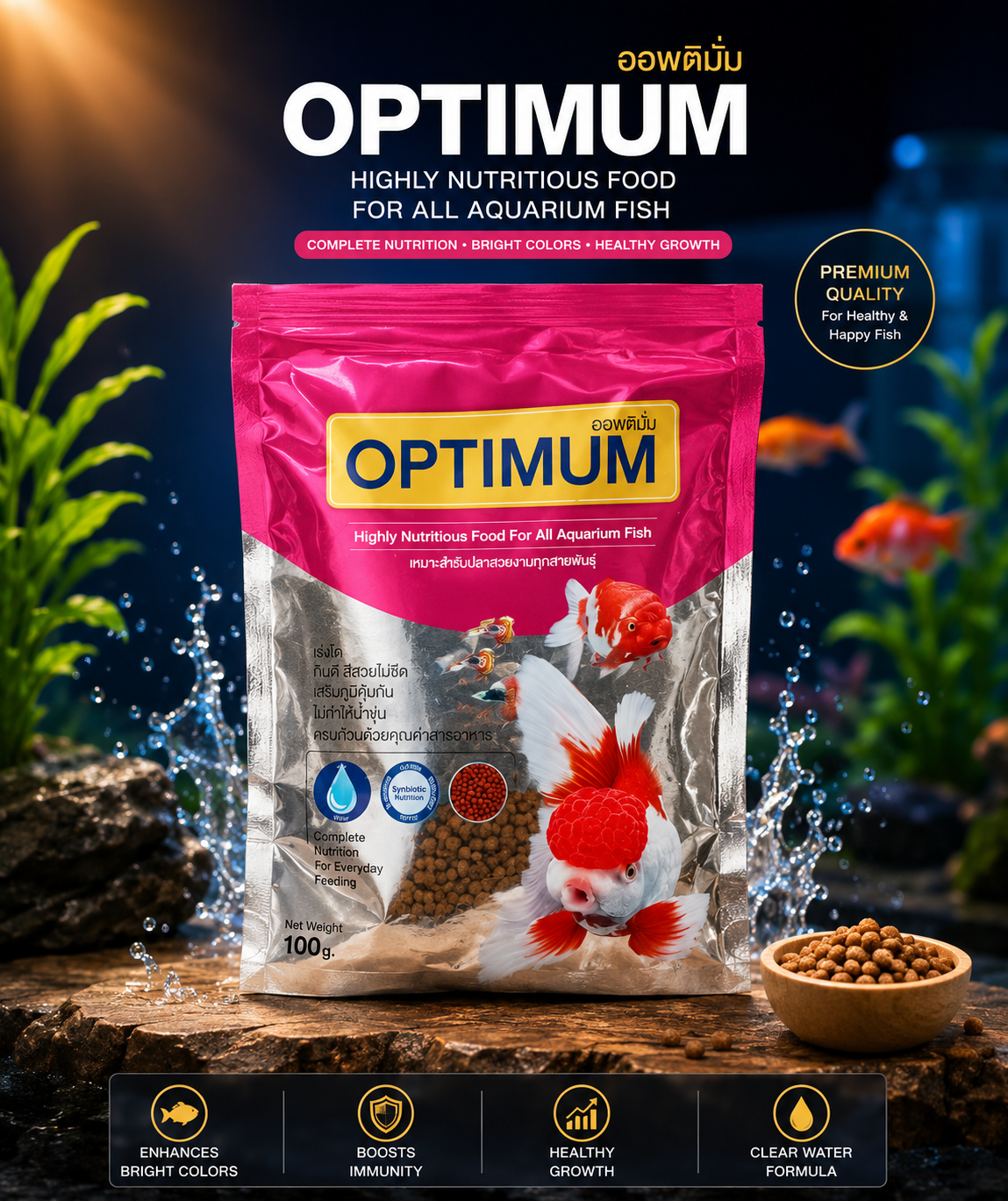 Optimum Aqua Premium Fish Food