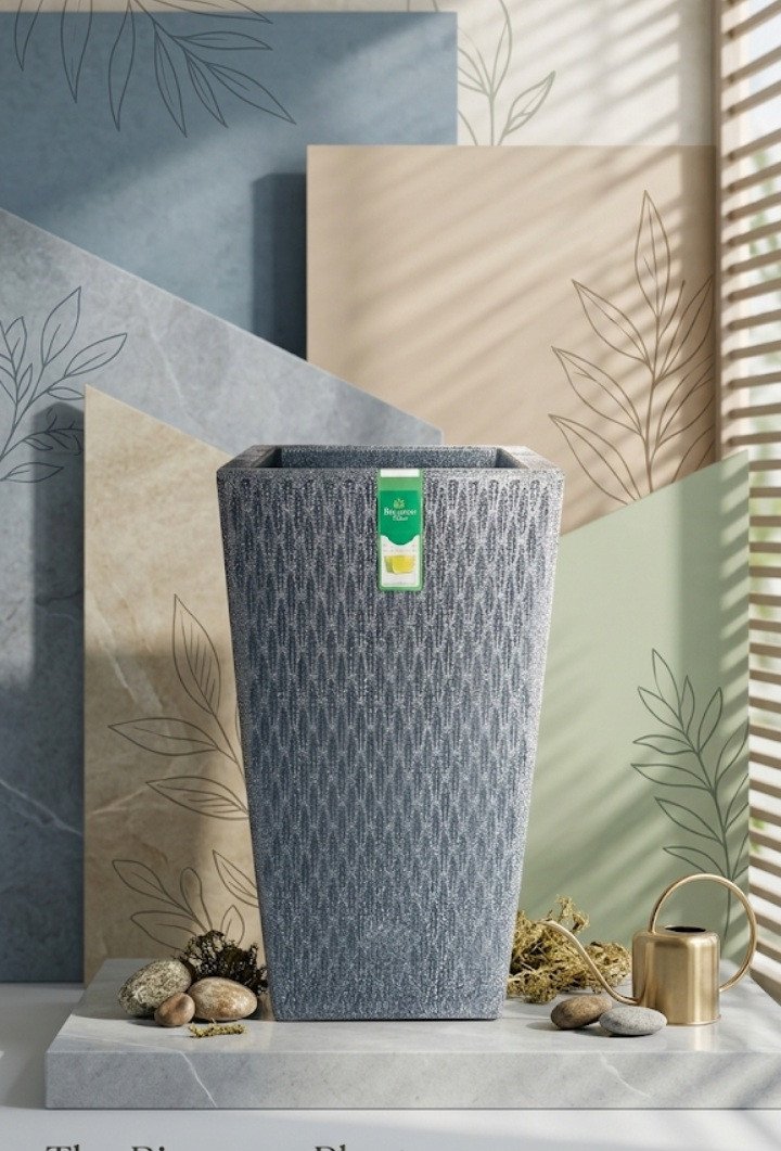 The Bio-Grow Tall Tapered Planter
