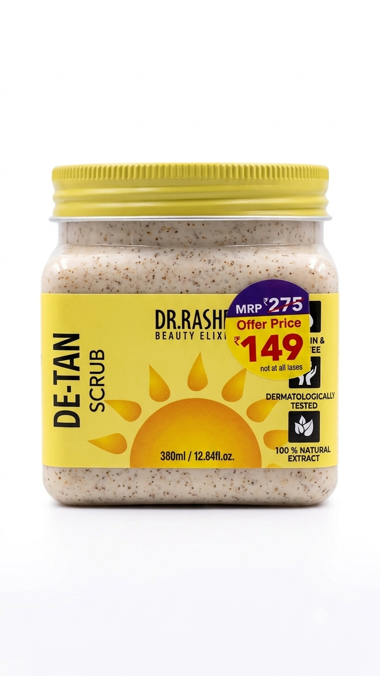 DR. RASHEL De-Tan Face & Body Scrub - 380ml / 12.84 fl. oz.