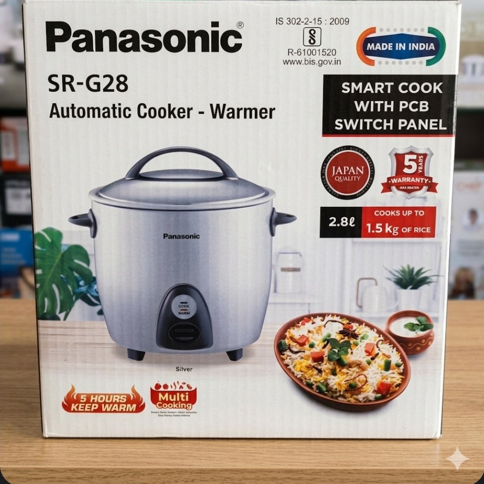 Panasonic SR-G28 Automatic Cooker - Warmer (2.8L)