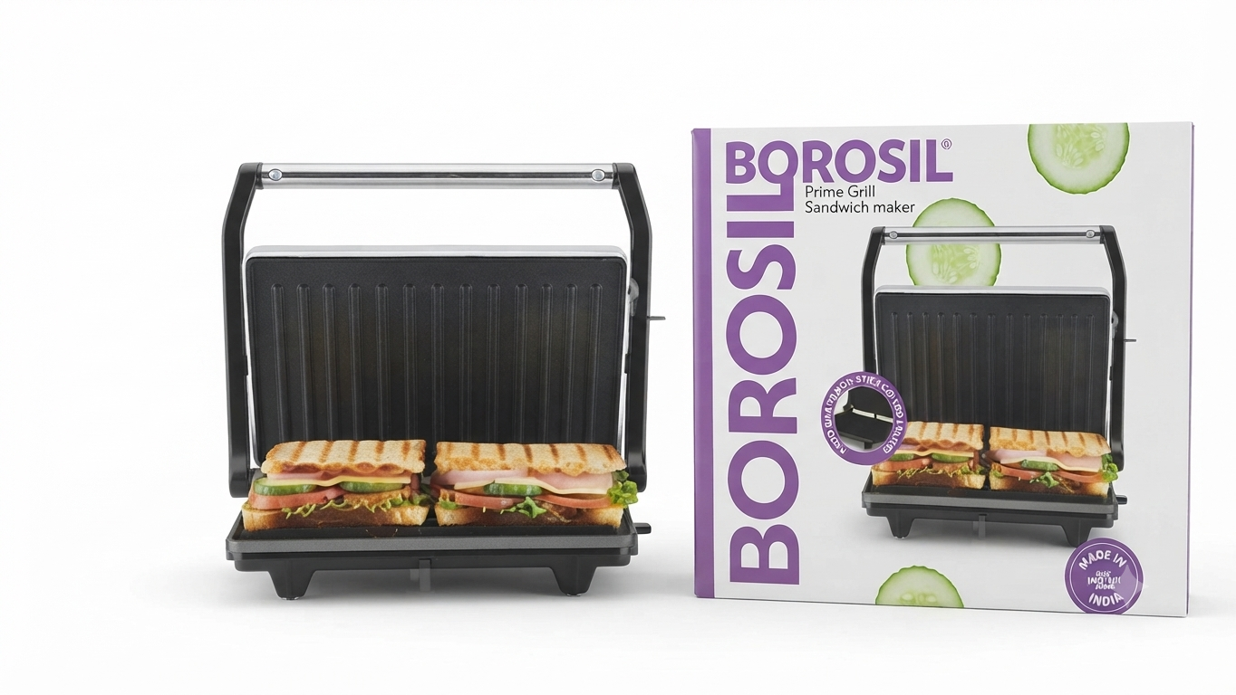 Borosil Prime Grill Sandwich Maker