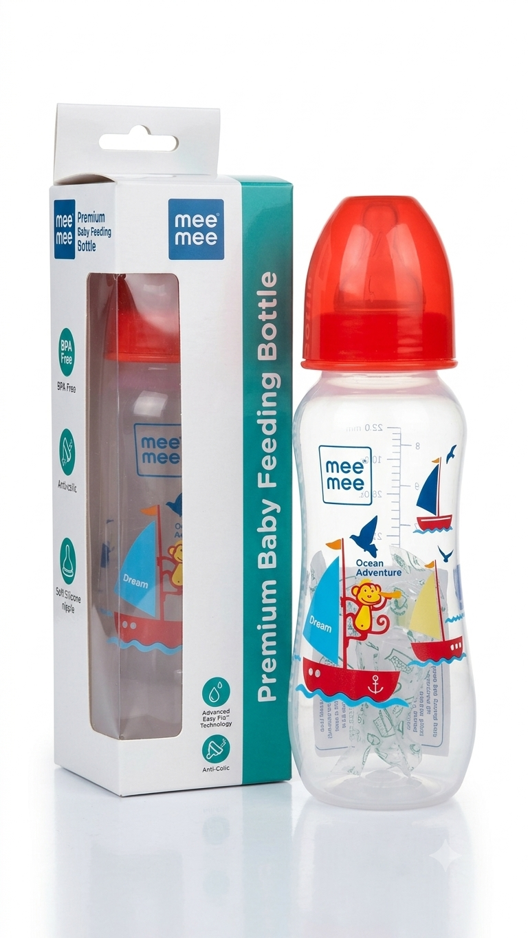 Mee Mee "Premium Baby Feeding Bottle" (Ocean Adventure Design)