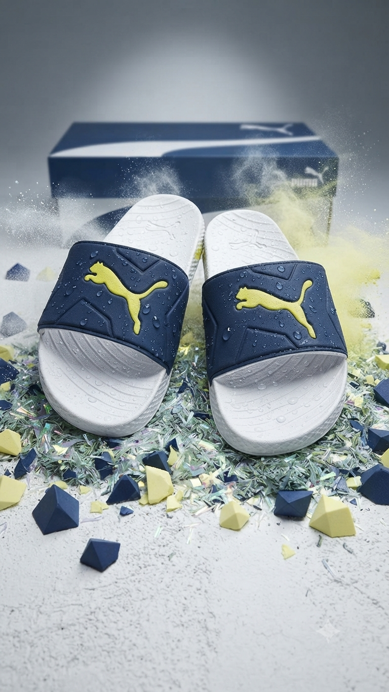 Puma Volt Navy Sport Slides