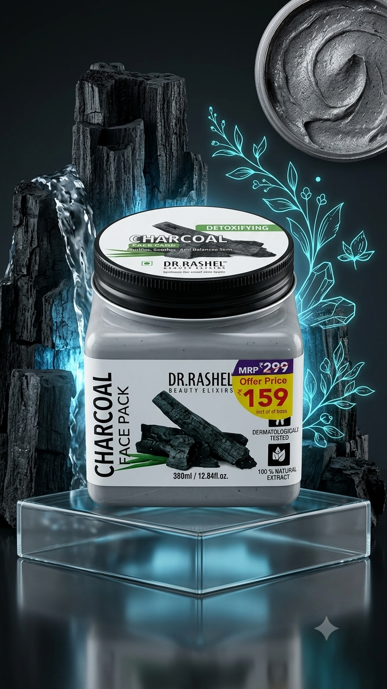 Dr. Rashel Charcoal Face Pack (380mL)
