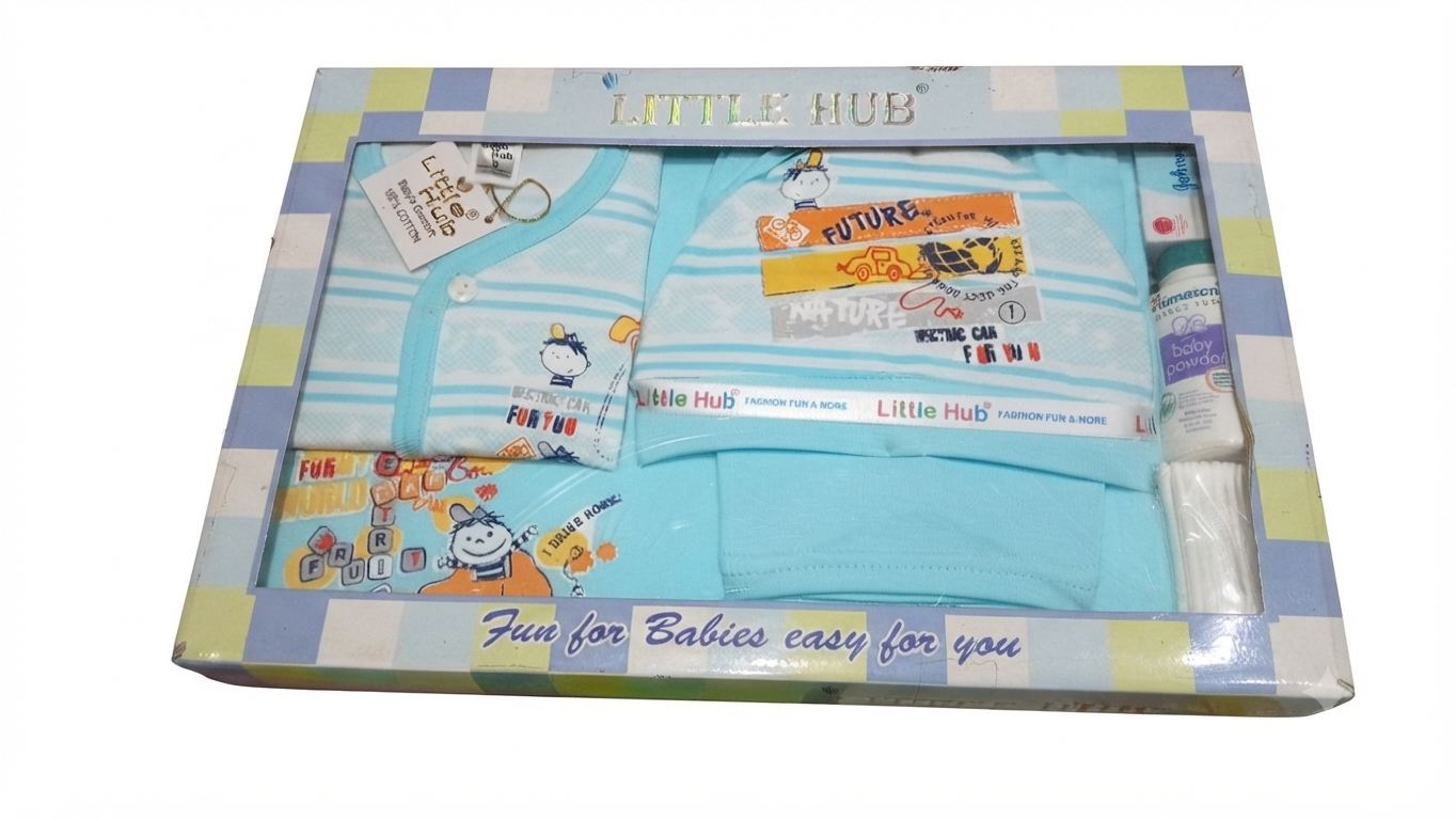 the "Little Hub" Baby Care and Clothing Gift Set