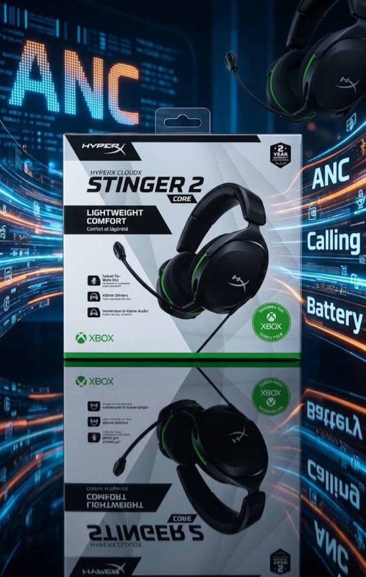 HyperX CloudX Stinger 2 Core (Wired Gaming Headset for Xbox)