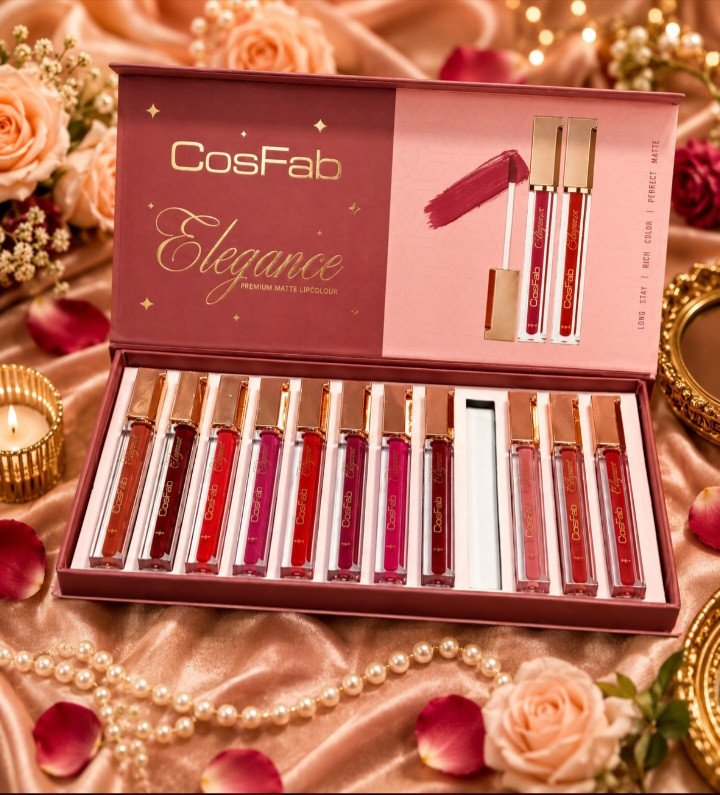 CosFab Elegance Premium Matte Lip Color Collection