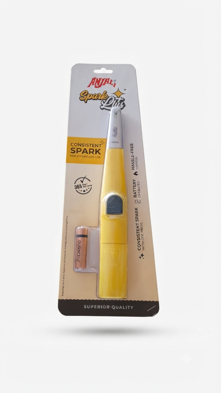 ANJALI Spark Lit Battery-Operated Kitchen Lighter