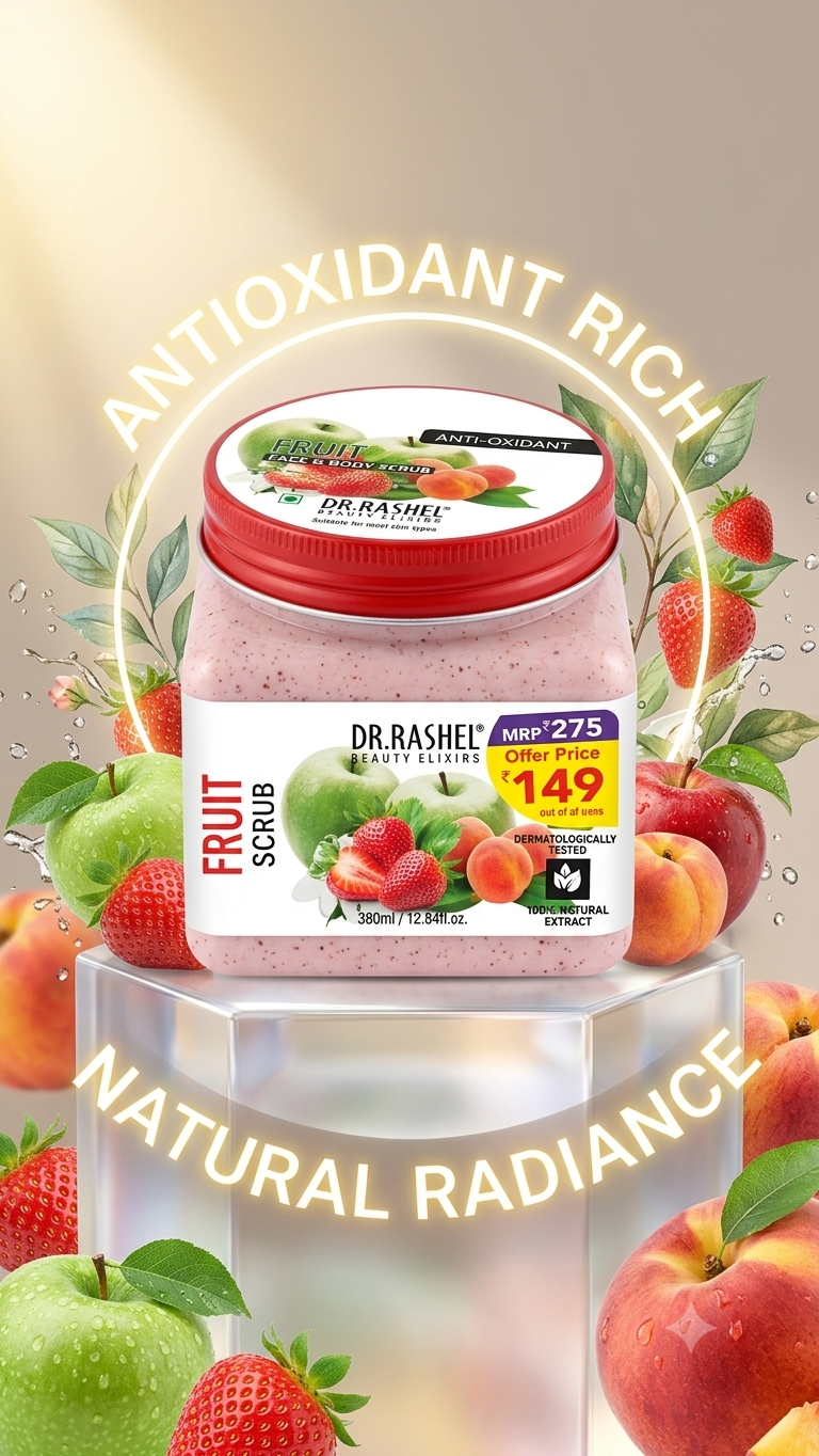 Dr. Rashel Fruit Face & Body Scrub (Anti-Oxidant)