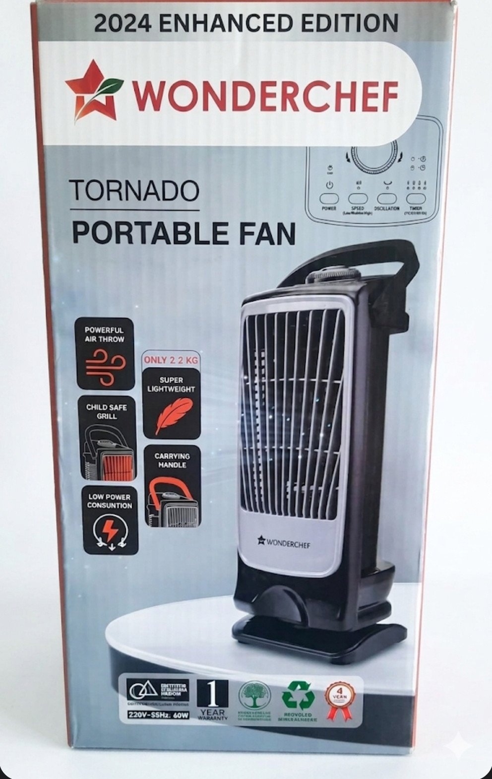 Wonderchef Tornado Portable Fan